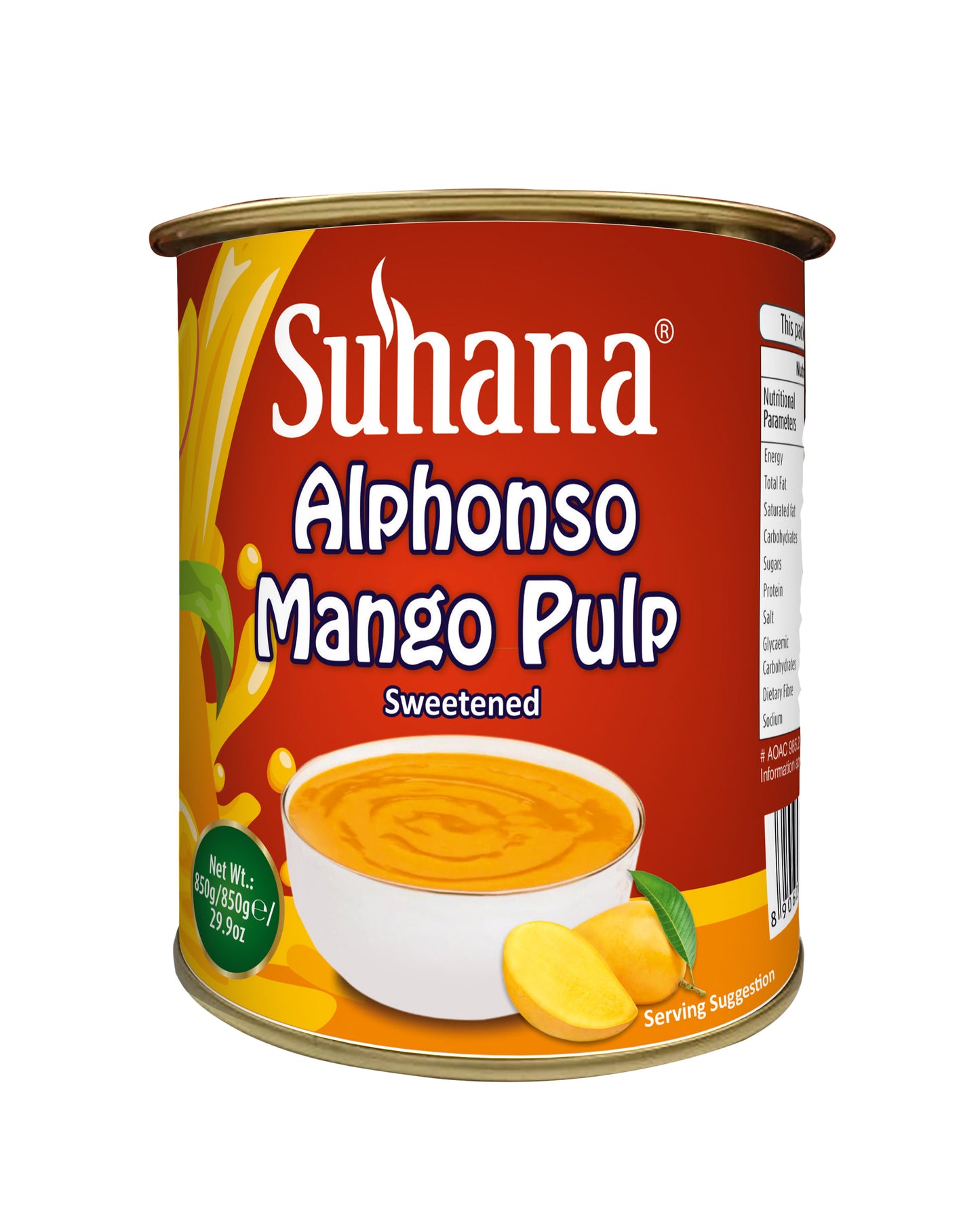 Suhana Alphonso Mango Pulp