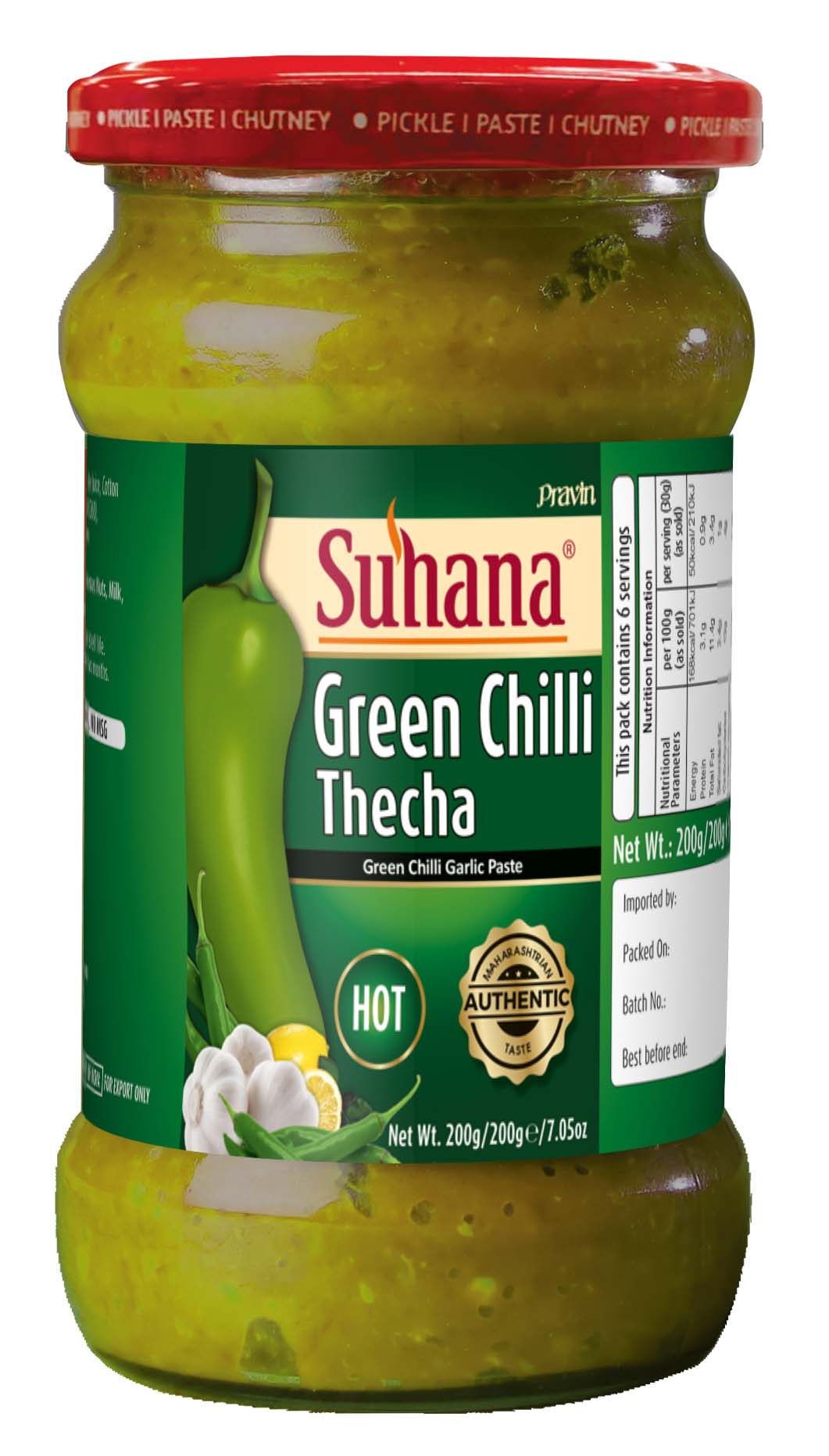 Chilli Techa Green Chilli Thecha – Spice Universe