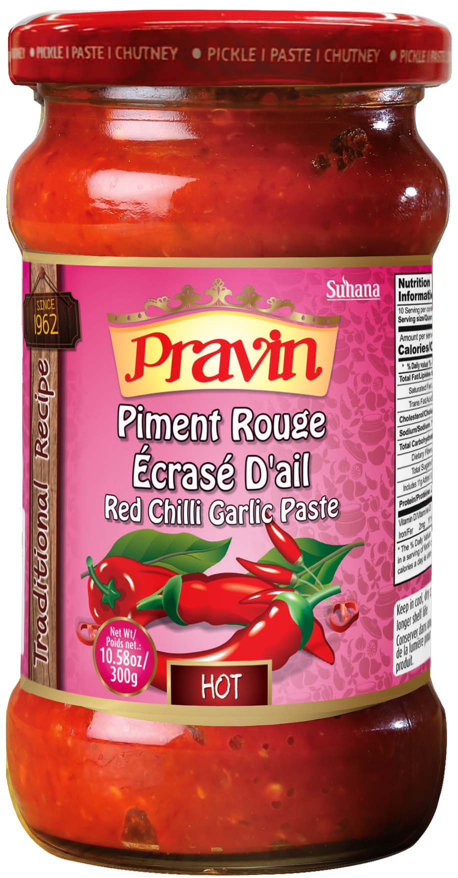 Pravin Red Chilli Garlic Paste